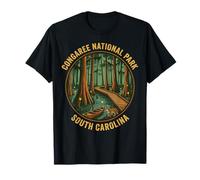 Emblème Vintage du Parc National de Congaree en Caroline du Sud T-Shirt