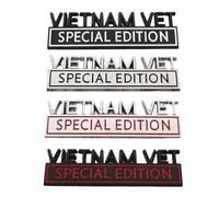Emblèmes 3D en relief Vietnam Vet édition spéciale, autocollants en métal pour l'extérieur de camion, badges de remplacement pour la plupart des voitures et ordinateurs portables