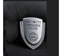 emblèmes Autocollant Voiture 3D Logo métal Insigne pour Infiniti FX35 Q50 Q30 ESQ QX50 QX60 QX70 EX JX35 G35 M3 M6 Latéral Corps Queue de Coffre Badges Accessoires Collants,A