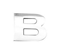 Emblèmes De Voiture - Lettre De Badges, Autocollant De Lettres D'emblème De Voiture 3D | Autocollants Automobiles Imperméables, Auocollants De Lettres Anti-poussière | Autocollants Alphabet Automobil