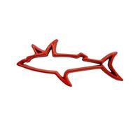 Emblèmes et badges de voiture | Autocollant amusant pour voiture requin - Design résistant intempéries pour la plupart des véhicules, voitures, camions, motos, modifications, remorques