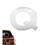 Emblèmes et Badges de Voiture Lettres 3D Autocollants Lettres de Voiture Autocollants de Lettres Autocollant de Voiture Résistant à la Poussière Alphabet pour Extérieur Autocollant Vivant pour