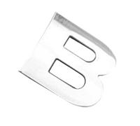 Emblèmes et badges pour voiture Lettre 3D Autocollant avec lettres emblème pour voiture Autocollants de pare-chocs imperméables Autocollants au design 3D unique