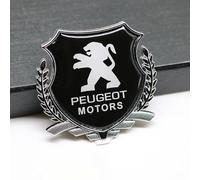 Emblèmes Logo Voiture en Chromé 3D pour Peugeot 107 108 206 207 207 CC 208 307 307 CC 308 308 CC 406 407 - Autocollant Badge Insigne pour Porte Coffre Pare-Chocs - Décoration Accessoires,A