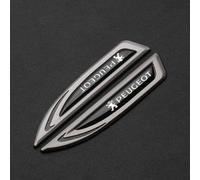 Emblèmes Logo Voiture en Chromé 3D pour Peugeot 107 108 206 207 207 CC 208 307 307 CC 308 308 CC 406 407 - Autocollant Badge Insigne pour Porte Coffre Pare-Chocs - Décoration Accessoires