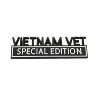 Emblèmes Vet Vietnam Édition Spéciale Emblèmes, Soldat Guerrier Autocollant 3D Surélevé, Décalcomanies Extérieur, Vietnam Vétéran Badges Édition Spéciale Lettres Badges de voiture, Accessoires