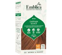 Emblica Coloration végétale bio pour cheveux - No 4.1 marron cendré - Sans conservateurs - Raffermissante - 100 g