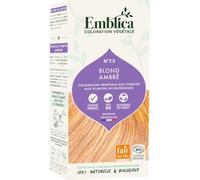 Emblica Coloration végétale bio pour cheveux | No 7.3 Blond moyen chaud | Sans conservateurs | Riche en Amla | 100 g