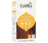 Emblica Coloration végétale biologique pour cheveux | No 3.4 Châtain chaud foncé | Sans conservateurs | Riche en Amla | 100 g