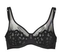 Emboitants femmes DIM GENEROUS MOD BRODERIE Noir 100D