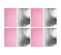 Embossed Aluminum Foil - 11.81x7.87 Inch DIY Craft Sheets, 0.07mm Thick Double-Sided, Rose Gold Silver or Light Pink Silver | Versatile Art Foil for Painting Engraving Sculpture Holiday Decor School P