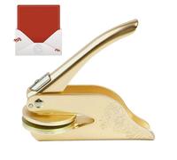 Embosseur de livre, timbre embosseur | Embosseur de livre de bibliothèque en métal,Tampon de gaufrage à main pour journaux de bricolage, gaufreur de sceau personnel pour livres, cartes de visite, papi