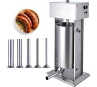 Embossoir à saucisses électrique - 25 L - Embossoir à viande vertical - Embossoir à saucisses pour saucisses maison - Qualité professionnelle - Facile à nettoyer