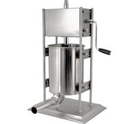 Embossoir à saucisses professionnel Zelsius, 10 litres, embossoir à saucisses en acier inoxydable