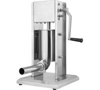 Embossoir à saucisses professionnel Zelsius, 3 litres, embossoir à saucisses en acier inoxydable