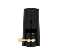 Embouchure de ligature de clarinette en cuir PU avec bouchons Accessoires Instruments de musique