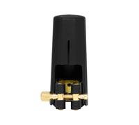 Embouchure de ligature de saxophone soprano en cuir PU avec accessoires pour embouchure