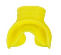 Embouchure de plongée avec support de langue, sûr et confortable pour les aventures de plongée (jaune)