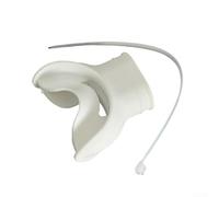Embouchure de plongée en silicone de qualité alimentaire avec repose-langue pour régulateurs de plongée, confortable pour la plongée en haute mer, rouge (blanc perle)