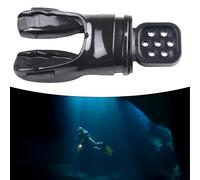 Embouchure de plongée en silicone moulable pour plongée, sans tuba (noir)