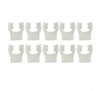 Embouchure de plongée en silicone pour remplacement du régulateur avec design antidérapant et confortable pour les aventures sous-marines Couleur noire Lot de 10 unités (F)