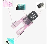 Embouchure de plongée malléable pour régulateur, protège-morsure anti-âge en silicone avec design en forme de dent, ajustement personnalisé via l'eau chaude pour la plongée avec tuba (rose)
