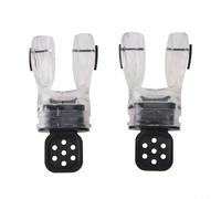 Embouchure de régulateur de plongée, protège-morsure malléable avec ajustement, embout en silicone anti-fuite pour remplacement d'équipement de plongée, 2 (couleur transparente)