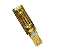 Embouchure de saxophone alto en laiton avec capuchon et ligature pour saxophonistes et amateurs de musique - 5C