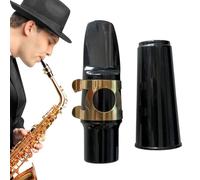 Embouchure De Saxophone Alto - Ensemble De Rechange Avec Capuchon De Ligature, Accessoires Pour Tube De Saxophone, Développeur De Tonalité Professionnel, Conception En Résine Durable, Chambre À Flux D