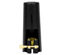Embouchure de saxophone Capuchons de ligature Clip Embout en cuir Attache de ligature avec capuchons en plastique Partie d ' instrument de musique Accessoire de saxophone réglable