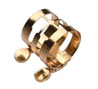 Embouchure de Saxophone, Ligature de Saxophone Alto 1,1 * 1,1 * 1,02 Pouces Ligature de Saxophone Alto avec un Beau Motif de Fleurs pour Embouchure de Saxophone Alto (avec