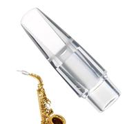 Embouchure de saxophone transparent - Instrument à vent en bois - Accessoire d'instrument à vent pour joueur professionnel, débutants, musiciens, enseignants
