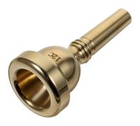 Embouchure de Trombone 12c en Métal pour Usage Quotidien et Scène | Conception Simple et Robuste, pour Débutants et Musiciens Professionnels, Finition Or, Accessoire Compatible Trombone