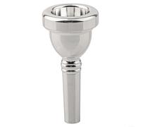 Embouchure de trombone alto 6 1/2AL en cuivre plaqué argent pour musiciens professionnels à la recherche d'un son constant (argent)