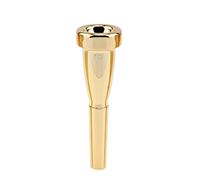 Embouchure de trombone, Embout de trompette plaqué or en forme balle 3C 5C 7C(Size-7C)