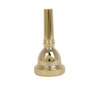 Embouchure de trombone professionnel 6 1/2AL en alliage de cuivre plaqué or pour cornes alto - Pièce de performance lisse de 9,4 cm (doré)