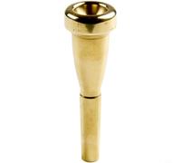 Embouchure de trompette de tailles 3C et 7C en alliage finition dorée pour la pratique des étudiants, production de tonalité exacte, groupe de musiciens, design compact (doré 3C)