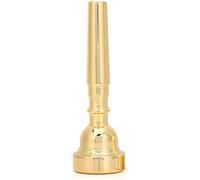 embouchure de trompette Embouchure de trompette plaquée argent/or taille 3C, instruments musique for débutants et joueurs professionnels(Gold)