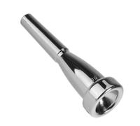 Embouchure de trompette professionnelle 3C 7C taille compatible avec instruments Bach, alliage de cuivre plaqué or pour joueurs intermédiaires à avancés, 8,5 x 2,7 x 2,7 cm