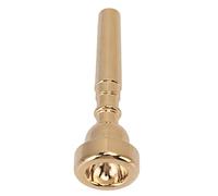 Embouchure de trompette professionnelle de remplacement 5C, embouchure de trompette en cuivre standard pour débutants, offrant des performances stables, une finition à l’éclat (Or)