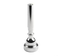 Embouchure de trompette professionnelle en cuivre plaqué argent de rechange pour 7C 3C 1. Bord de coupe lisse poli tige standard Fit Student Band Instrument Accessoire (pour 5C)
