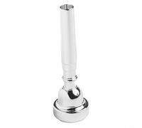 Embouchure de trompette professionnelle en tailles 3C et 7C pour instruments de style Bach, construction en alliage de cuivre avec finition plaquée or (argent pour 5C)