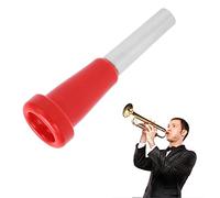 Embouchure de trompette Tissting, métal + ABS, améliore le son des joueurs, embouchure d'instrument de trompette pour étudiants et professionnels, accessoires de performance (Rouge)