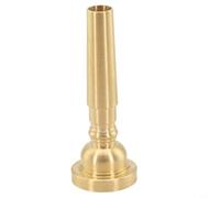 Embouchure en laiton pour étudiant pour cor et cornet - Construction en métal avec une production précise de tonalité en argent ou or - Pour musiciens débutants - Équipement d'entraînement et de