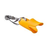 Embouchure réglable pour animal de compagnie, matériau en silicone, jolie forme de bec de canard, convient pour les chiens de compagnie qui ne mordent pas, arrête d'aboyer et éviter les ingestions