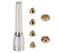 Embouchure Trompette Métal Polie, Ensemble 4 Pièces 3C 3B 2C 2B - Son Transparent et Claire, Facile à Installer pour Musiciens Débutants et Professionnels