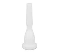 Embouchure Trompette Plastique ABS, Accessoire Instrument à Vent, Couleur Blanche - Léger et Confortable, Finition Brillante, Adapté Débutants et Professionnels
