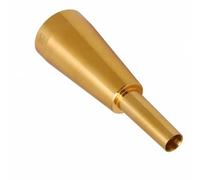 Embouchure Trompte Professionnelle Corps Queue Cylindrique pour Musicien Débutant Avancé Adaptée aux Séances Répétition Longues, Or