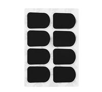 Embouchures, Embouchure Pad Pad Coussin pour Saxophone Ténor Alto Saxophone Saxophone Clarinette(Small Oval 0.8mm Black)