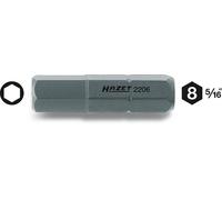 Hazet Embout-tournevis 2206-10 – Hexagone massif 5/16'' (8 mm), 6 pans intérieurs 10 mm, 30 mm, 1 pc